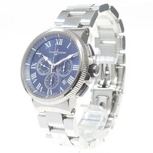 Ulysse Nardin Marine Chronograph Manufacture 1503-150-7M/63 Men's Watch
